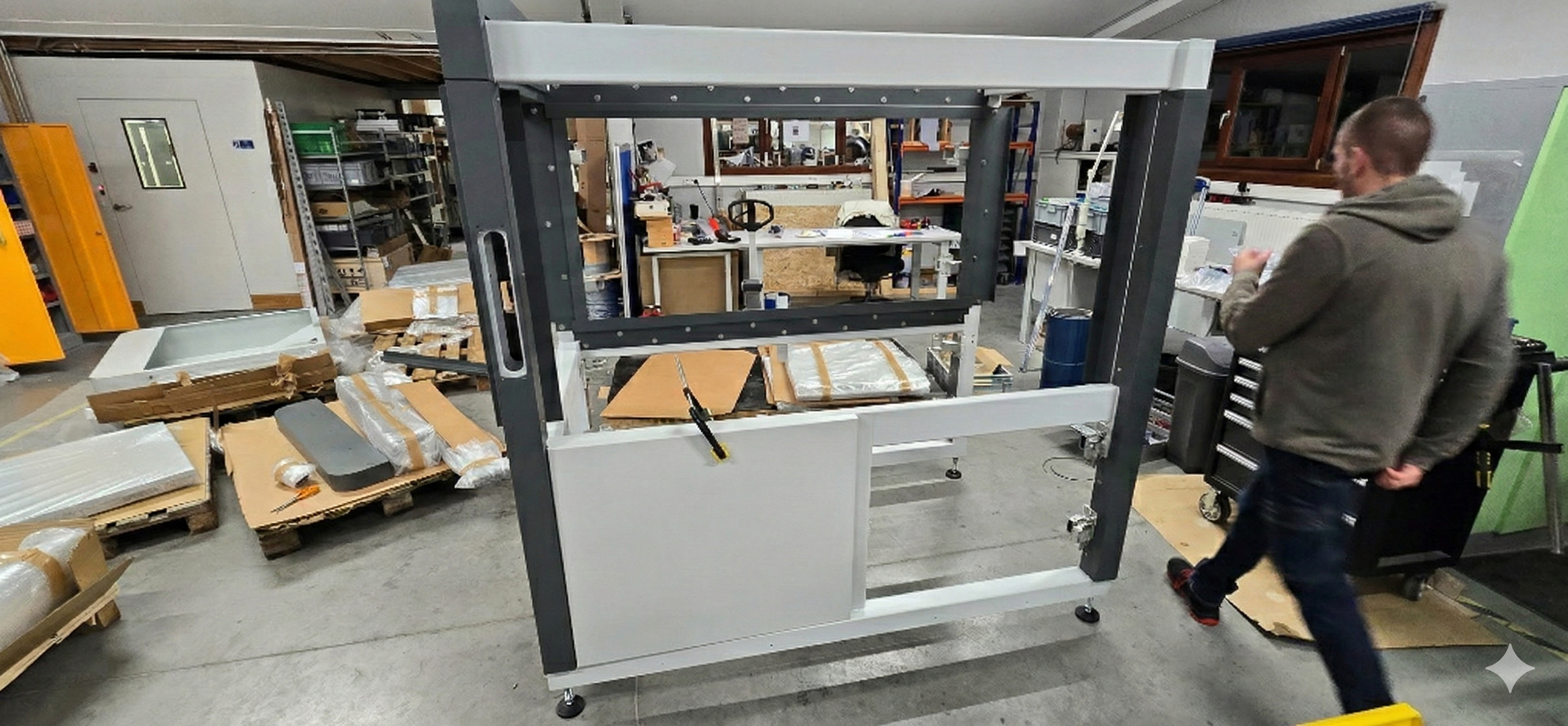 Machine frame — realisation